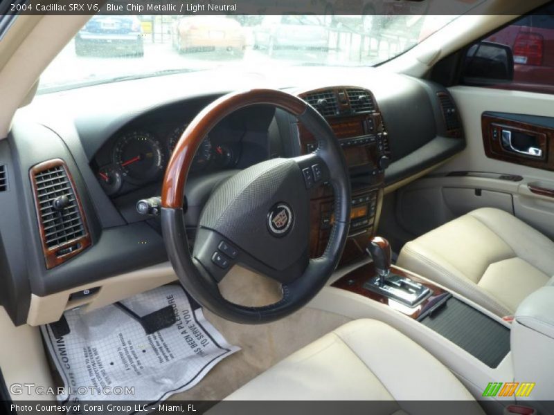 Blue Chip Metallic / Light Neutral 2004 Cadillac SRX V6