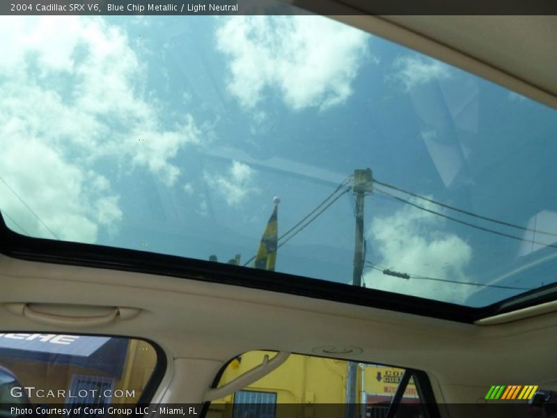 Blue Chip Metallic / Light Neutral 2004 Cadillac SRX V6