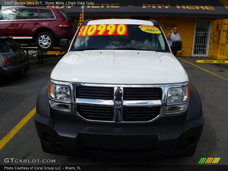 Stone White / Dark Slate Gray 2007 Dodge Nitro SXT