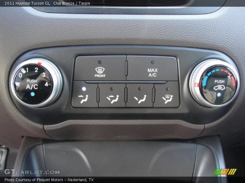 Controls of 2011 Tucson GL