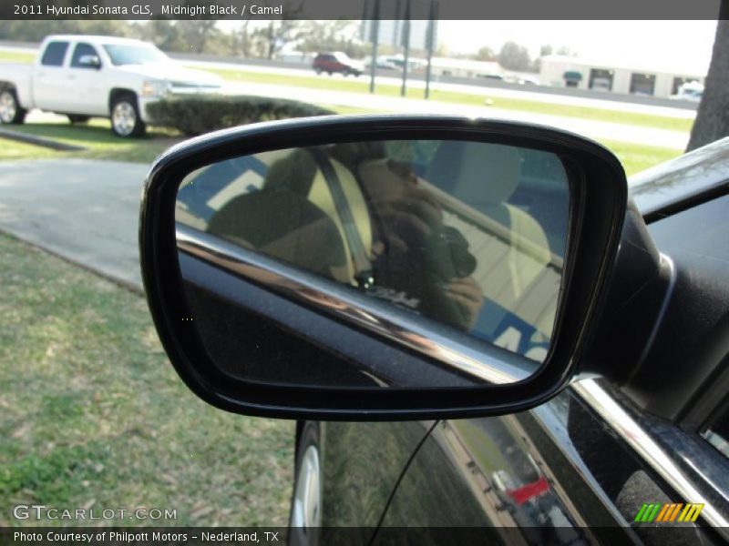 Midnight Black / Camel 2011 Hyundai Sonata GLS