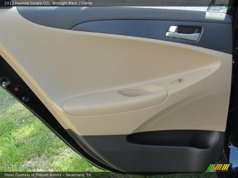 Midnight Black / Camel 2011 Hyundai Sonata GLS