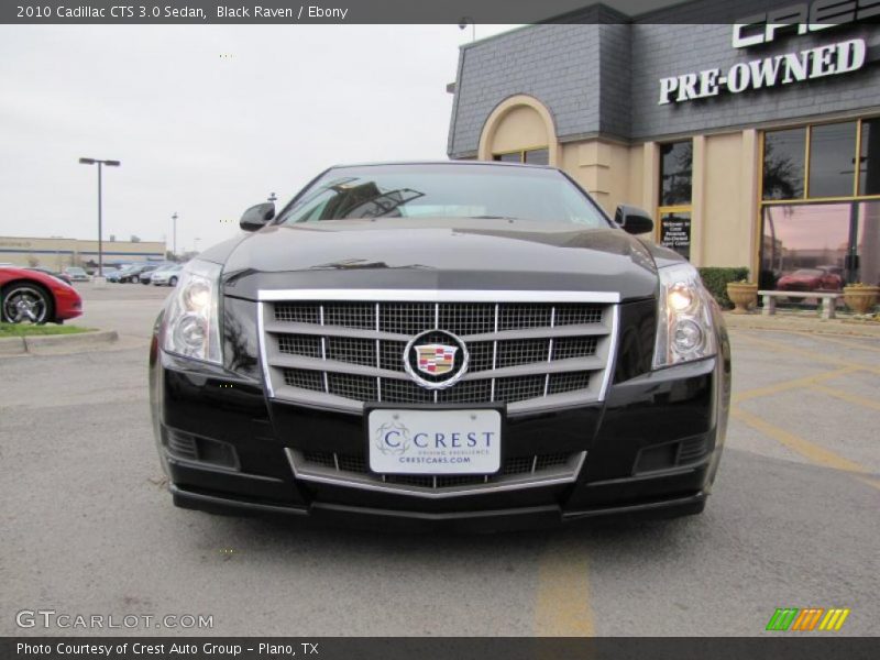 Black Raven / Ebony 2010 Cadillac CTS 3.0 Sedan