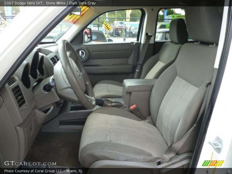Stone White / Dark Slate Gray 2007 Dodge Nitro SXT
