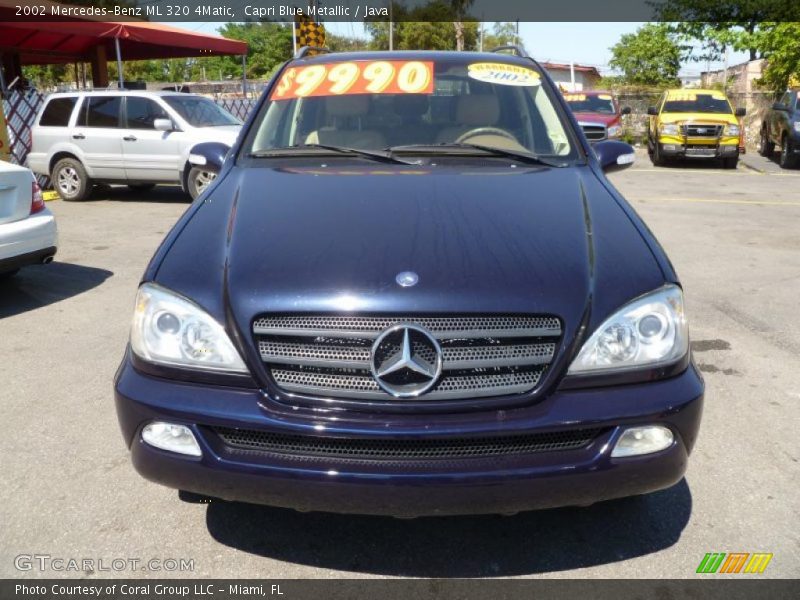 Capri Blue Metallic / Java 2002 Mercedes-Benz ML 320 4Matic
