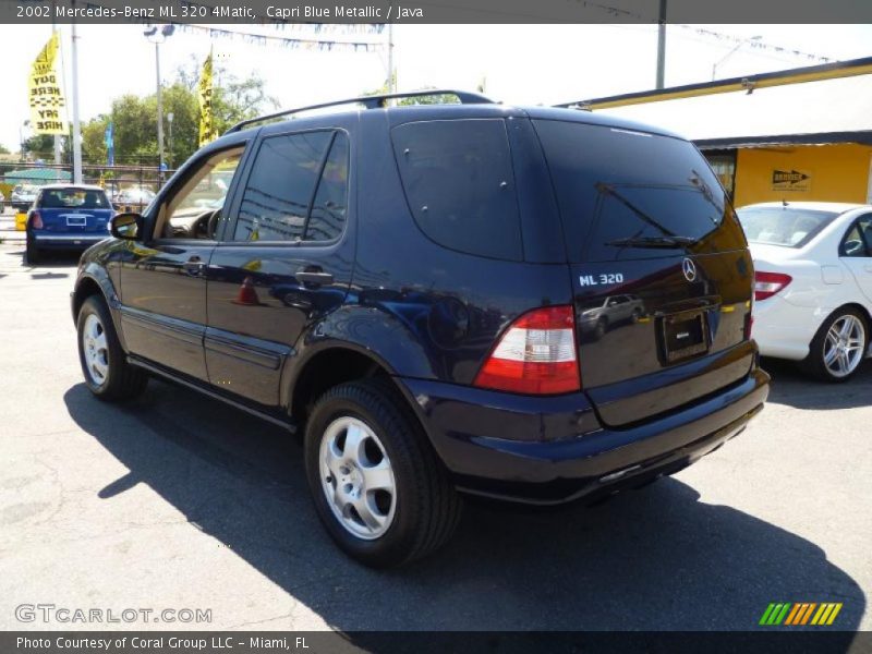 Capri Blue Metallic / Java 2002 Mercedes-Benz ML 320 4Matic