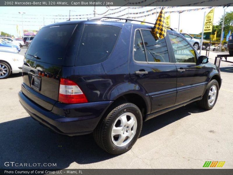 Capri Blue Metallic / Java 2002 Mercedes-Benz ML 320 4Matic