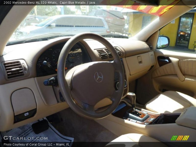 Capri Blue Metallic / Java 2002 Mercedes-Benz ML 320 4Matic