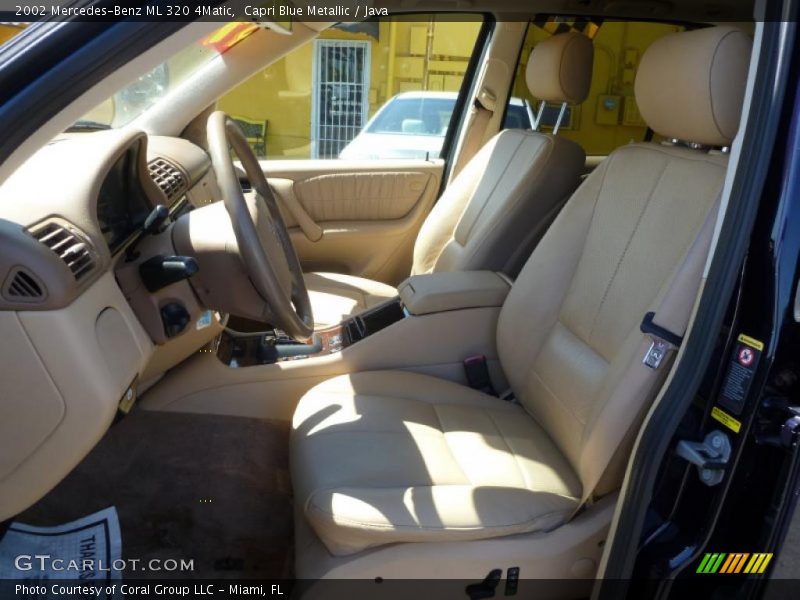 Capri Blue Metallic / Java 2002 Mercedes-Benz ML 320 4Matic