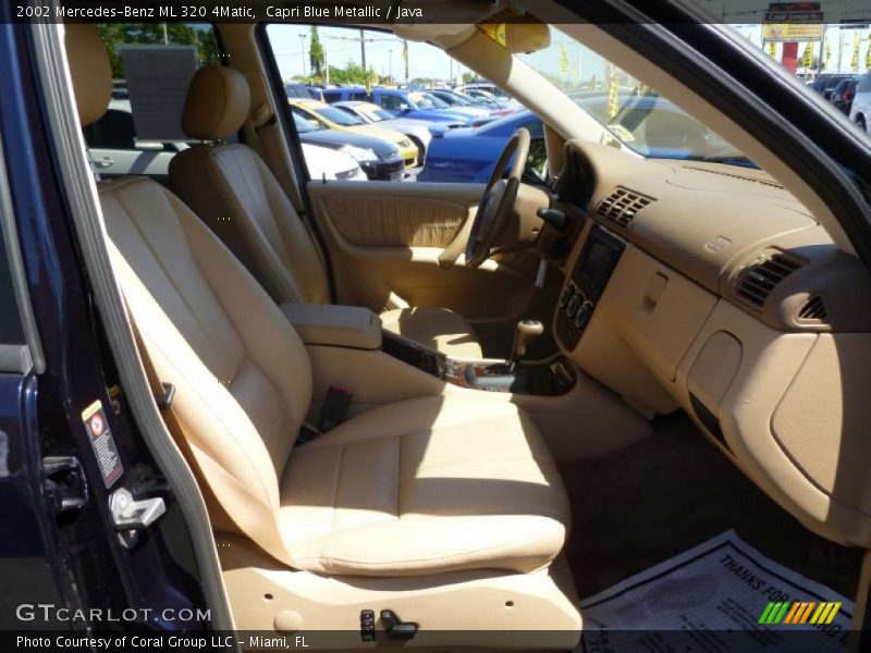 Capri Blue Metallic / Java 2002 Mercedes-Benz ML 320 4Matic