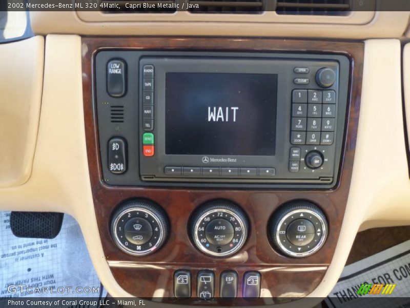 Capri Blue Metallic / Java 2002 Mercedes-Benz ML 320 4Matic