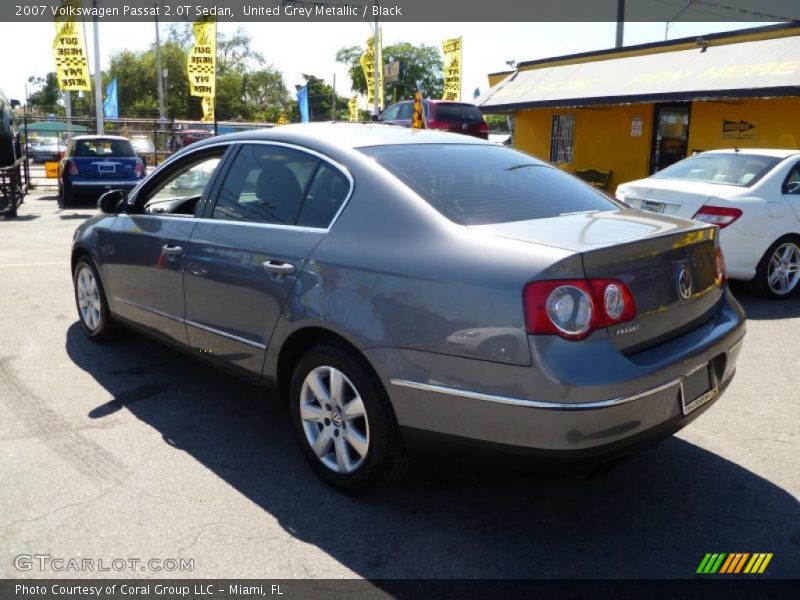 United Grey Metallic / Black 2007 Volkswagen Passat 2.0T Sedan