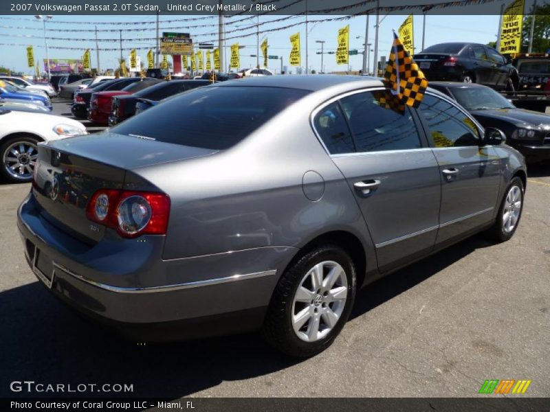 United Grey Metallic / Black 2007 Volkswagen Passat 2.0T Sedan