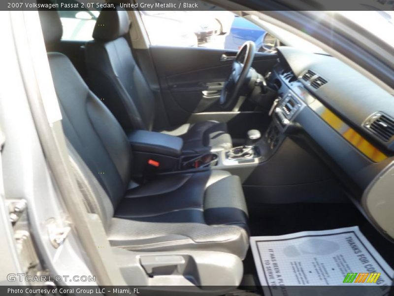 United Grey Metallic / Black 2007 Volkswagen Passat 2.0T Sedan