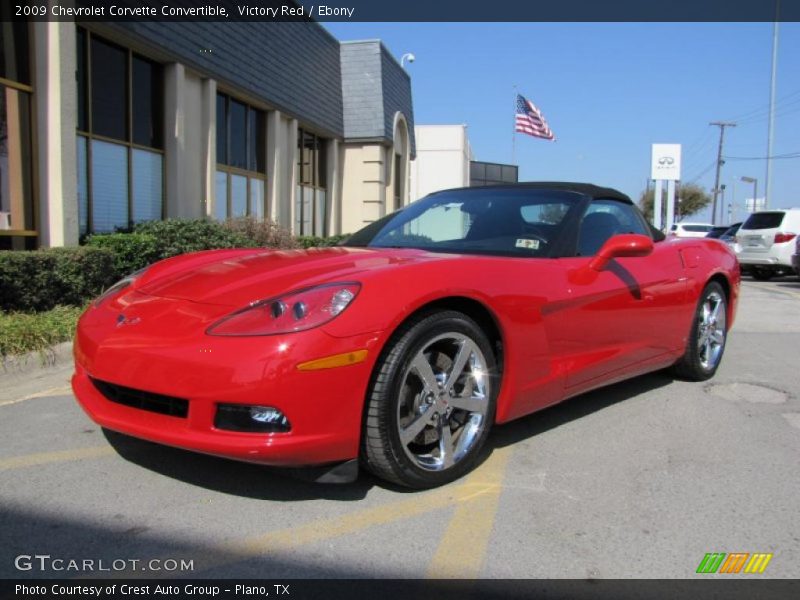 Front 3/4 View of 2009 Corvette Convertible