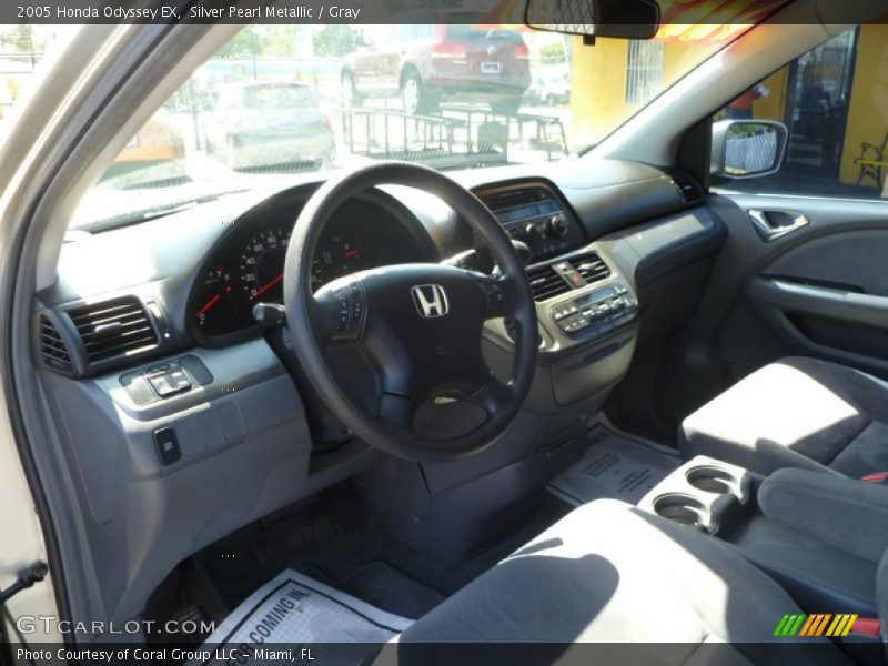Silver Pearl Metallic / Gray 2005 Honda Odyssey EX
