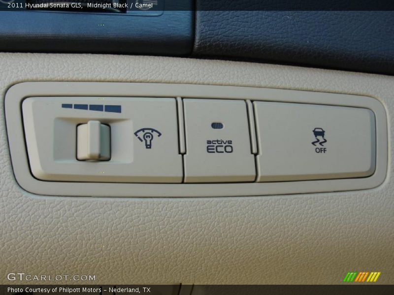 Midnight Black / Camel 2011 Hyundai Sonata GLS