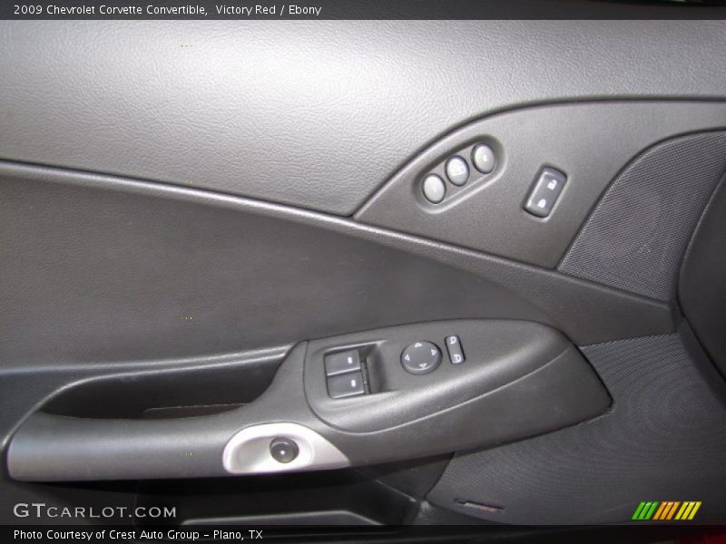 Controls of 2009 Corvette Convertible