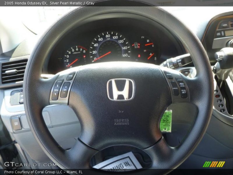 Silver Pearl Metallic / Gray 2005 Honda Odyssey EX