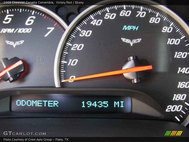 Victory Red / Ebony 2009 Chevrolet Corvette Convertible