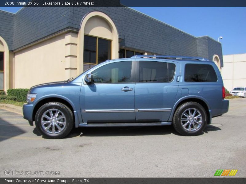 Lakeshore Slate Blue / Wheat 2008 Infiniti QX 56