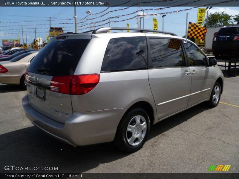 Silver Shadow Pearl / Stone Gray 2004 Toyota Sienna LE