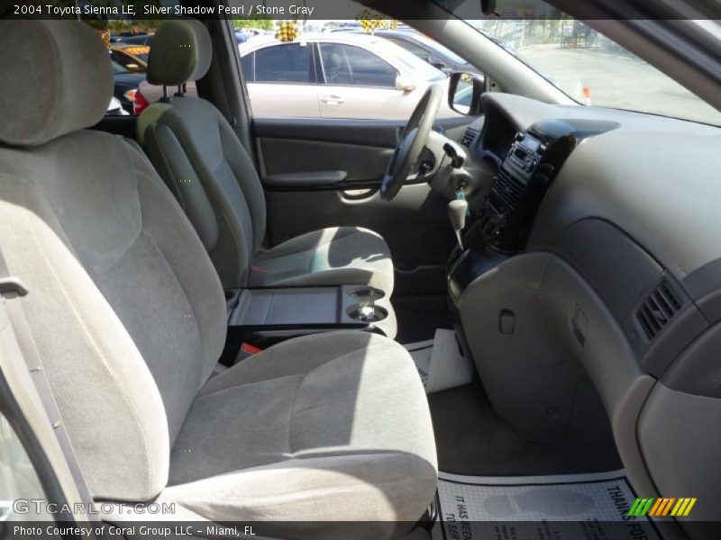 Silver Shadow Pearl / Stone Gray 2004 Toyota Sienna LE