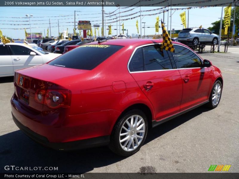 Salsa Red / Anthracite Black 2006 Volkswagen Jetta GLI Sedan