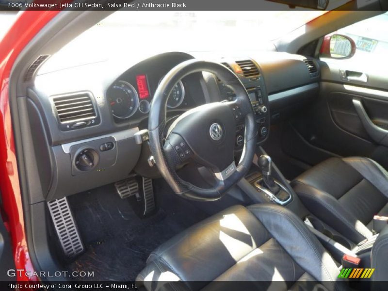 Salsa Red / Anthracite Black 2006 Volkswagen Jetta GLI Sedan