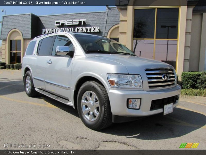 Silver Indulgence / Graphite Black 2007 Infiniti QX 56