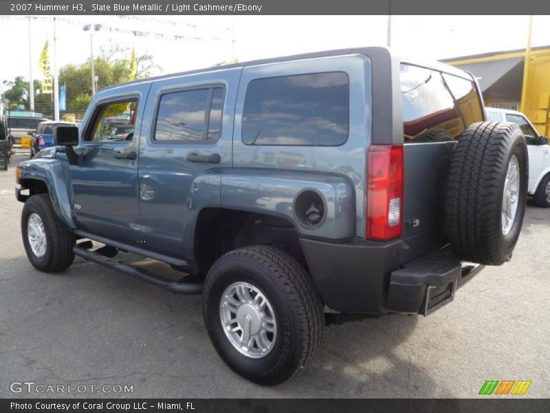 Slate Blue Metallic / Light Cashmere/Ebony 2007 Hummer H3