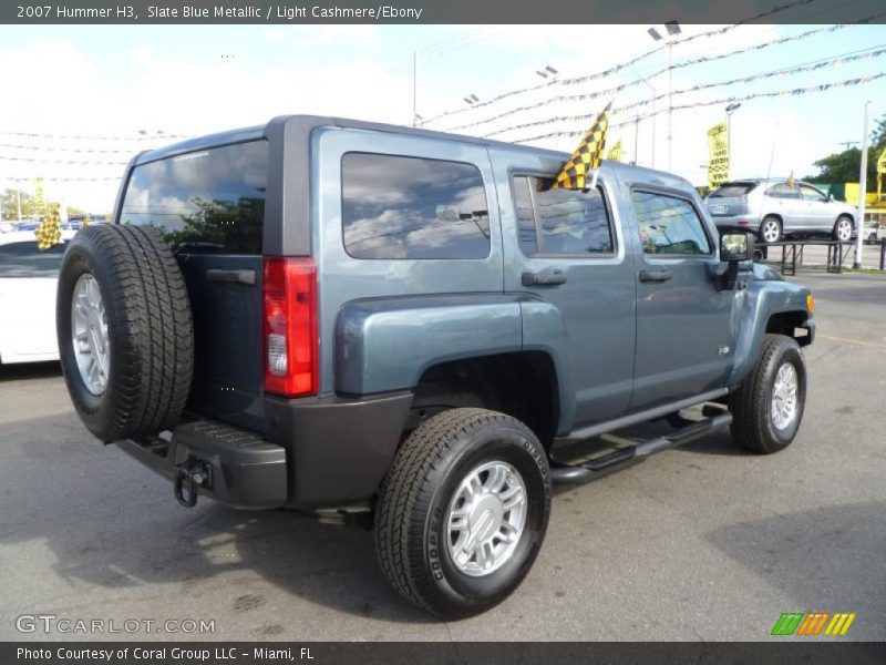 Slate Blue Metallic / Light Cashmere/Ebony 2007 Hummer H3