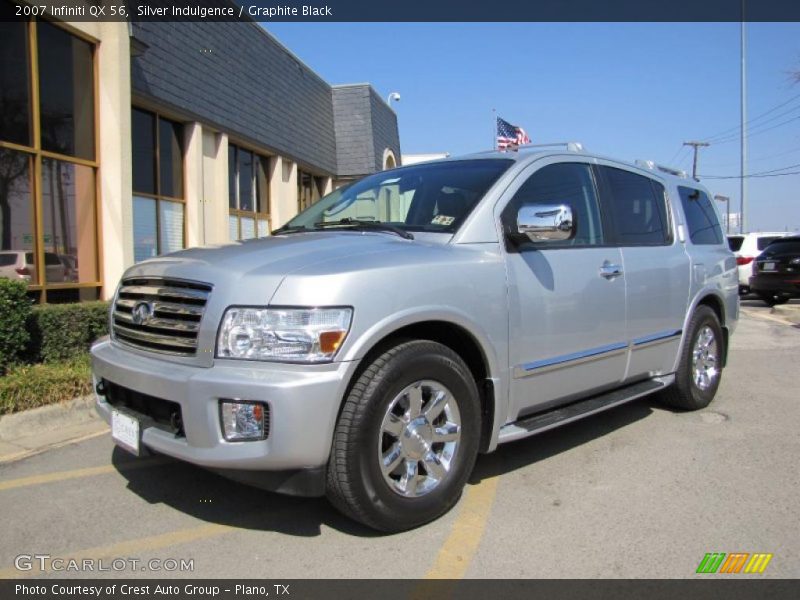 Silver Indulgence / Graphite Black 2007 Infiniti QX 56