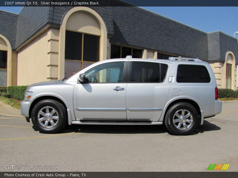 Silver Indulgence / Graphite Black 2007 Infiniti QX 56