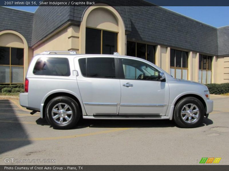 Silver Indulgence / Graphite Black 2007 Infiniti QX 56