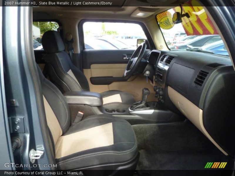 Slate Blue Metallic / Light Cashmere/Ebony 2007 Hummer H3