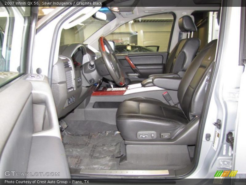 Silver Indulgence / Graphite Black 2007 Infiniti QX 56
