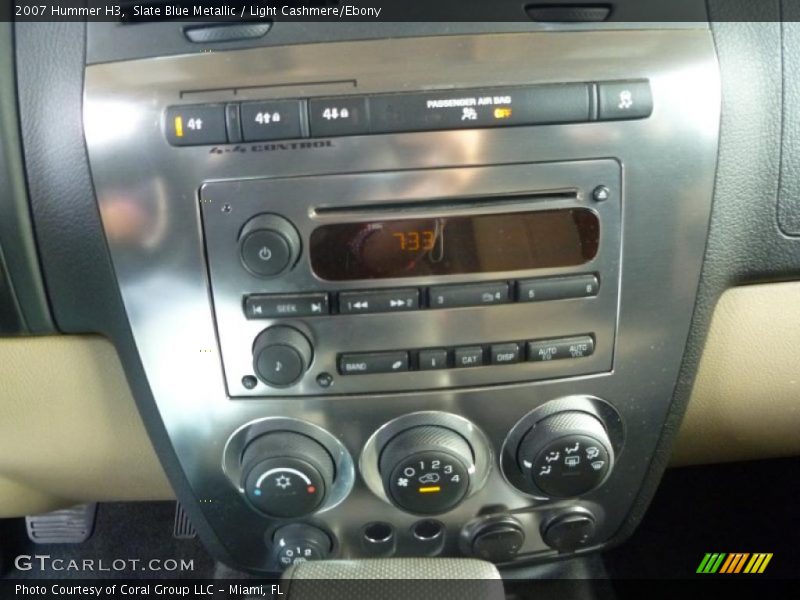 Slate Blue Metallic / Light Cashmere/Ebony 2007 Hummer H3