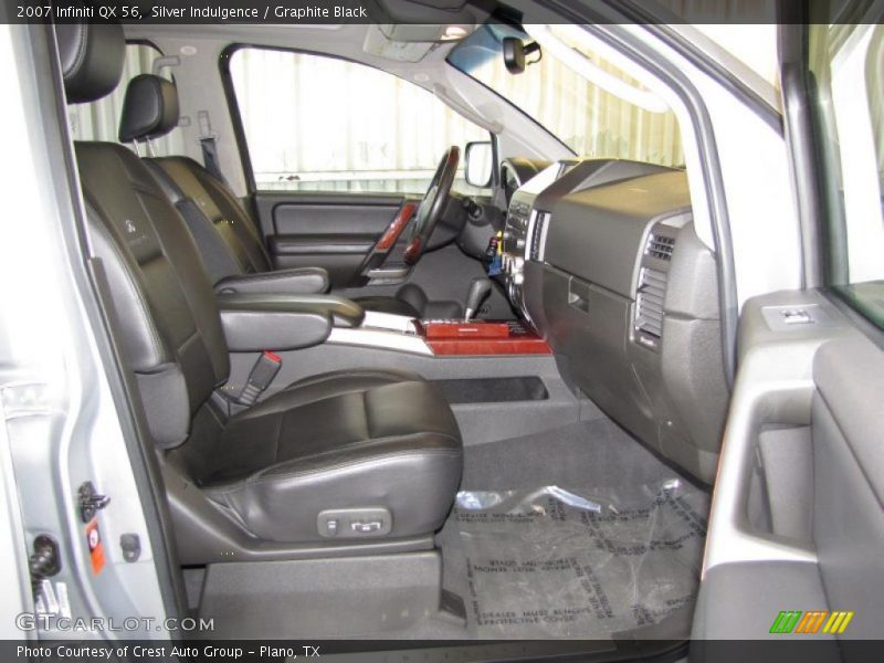 Silver Indulgence / Graphite Black 2007 Infiniti QX 56