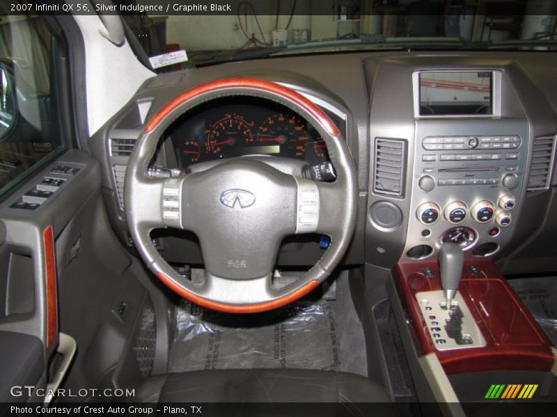 Silver Indulgence / Graphite Black 2007 Infiniti QX 56