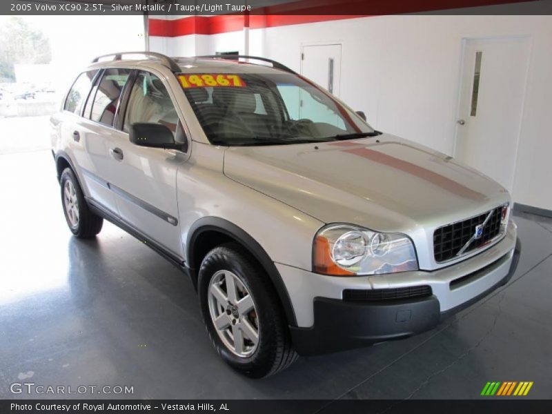 Silver Metallic / Taupe/Light Taupe 2005 Volvo XC90 2.5T