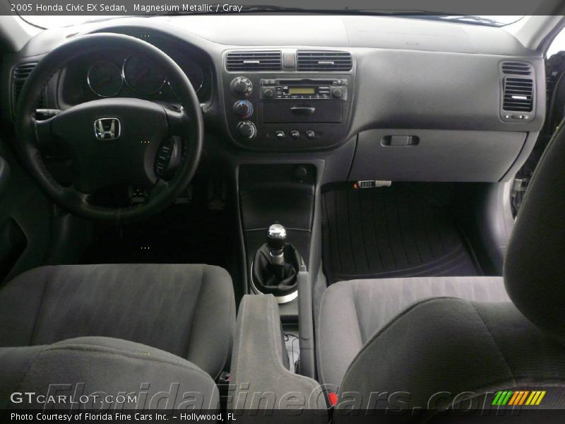 Magnesium Metallic / Gray 2005 Honda Civic EX Sedan