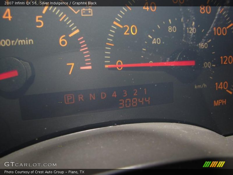 Silver Indulgence / Graphite Black 2007 Infiniti QX 56