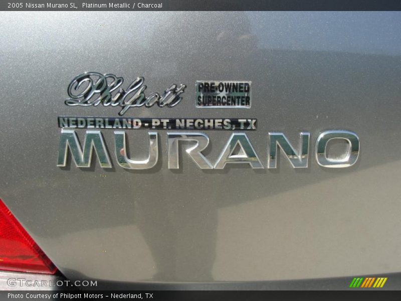 Platinum Metallic / Charcoal 2005 Nissan Murano SL
