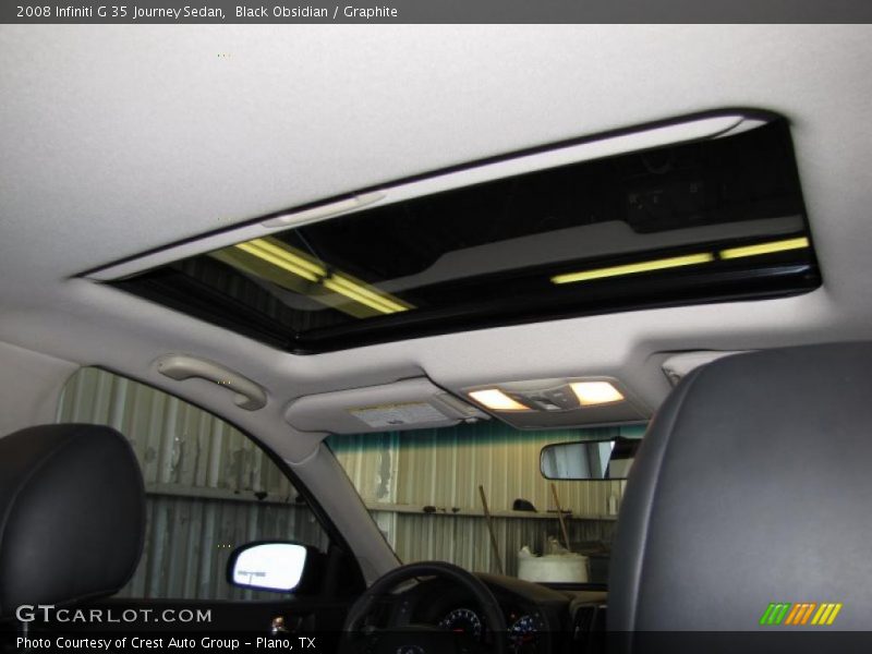 Black Obsidian / Graphite 2008 Infiniti G 35 Journey Sedan