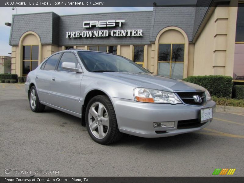 Satin Silver Metallic / Ebony 2003 Acura TL 3.2 Type S