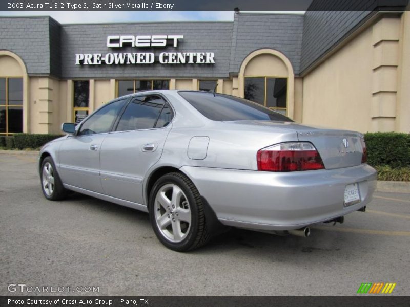 Satin Silver Metallic / Ebony 2003 Acura TL 3.2 Type S