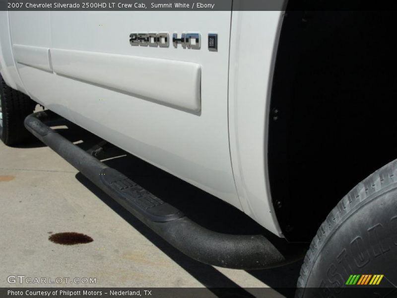 Summit White / Ebony 2007 Chevrolet Silverado 2500HD LT Crew Cab