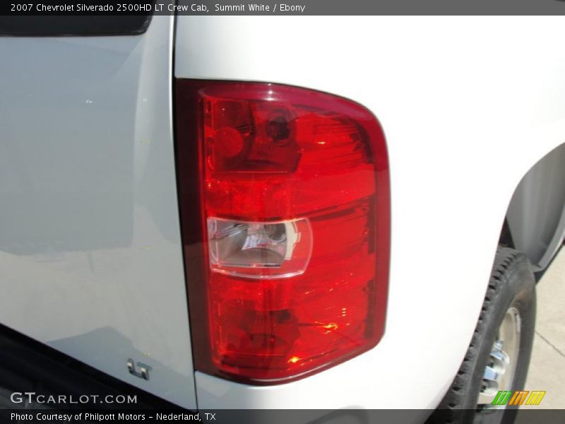 Summit White / Ebony 2007 Chevrolet Silverado 2500HD LT Crew Cab