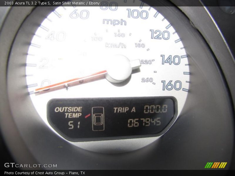 Satin Silver Metallic / Ebony 2003 Acura TL 3.2 Type S